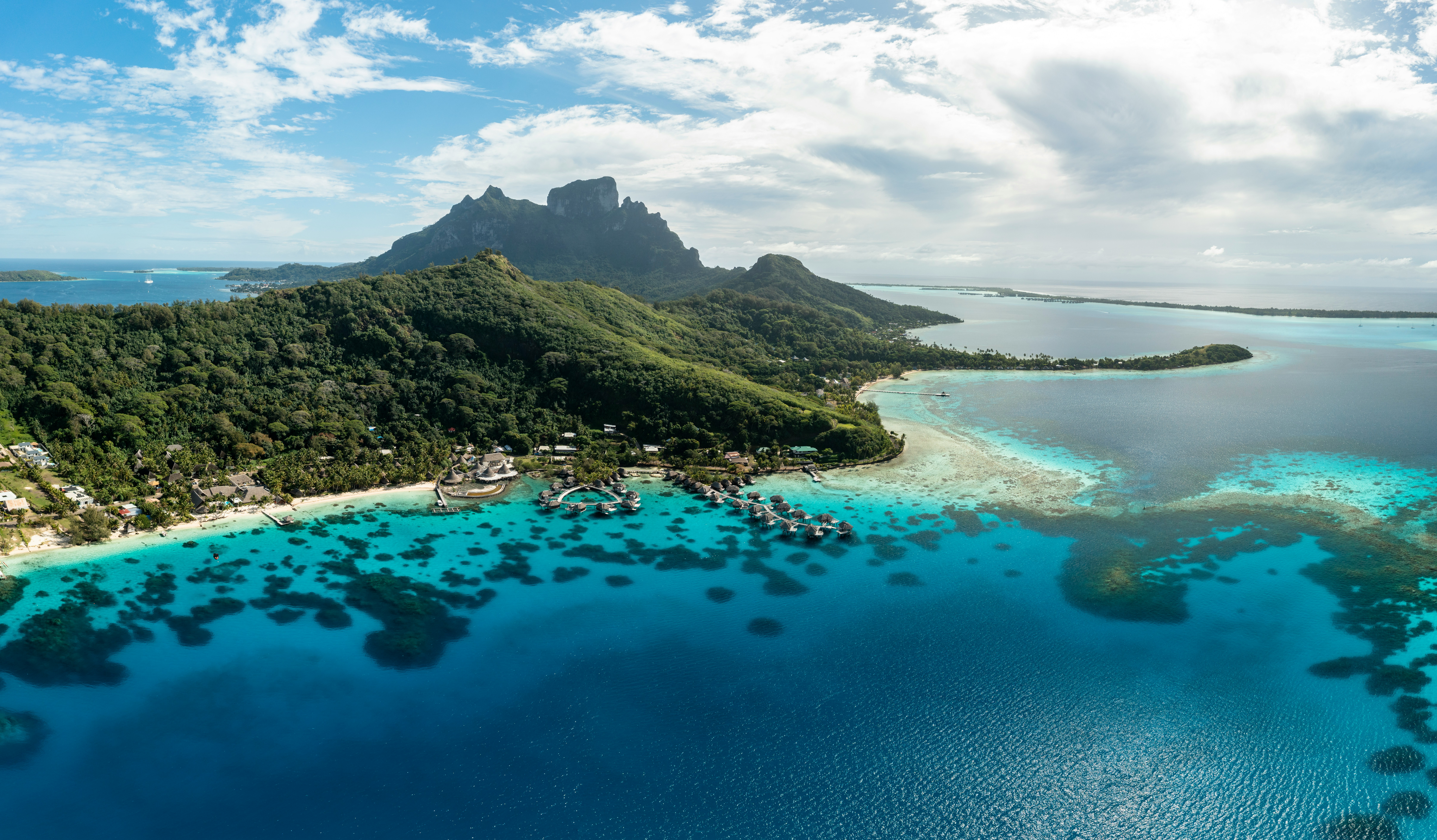 Stunning view of Bora Bora